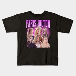 RETRO VINTAGE PARIS HILTON BOOTLEG STYLE Kids T-Shirt